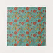 Uniek Floral Patroon Wandkleed (Voorkant (horizontaal))