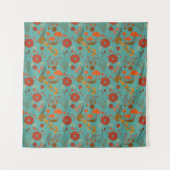 Uniek Floral Patroon Wandkleed (Voorkant)