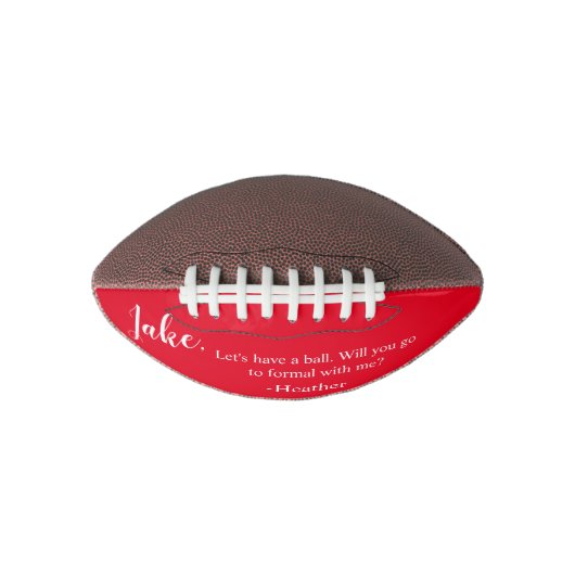 Uniek formeel dansvoorstel Vraag het Football Play (Voorkant)