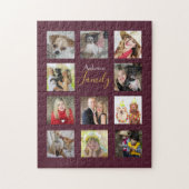 Uniek fotocadeau- Legpuzzelcollage Legpuzzel (Verticaal)