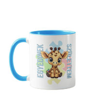 Uniek geboren – leuk giraffenontwerp