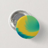 Uniek geel abstract ontwerp ronde button 3,2 cm (Voorkant /achterkant)