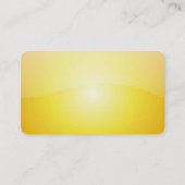 Uniek geel cosmetoloog visitekaartje (Achterkant)