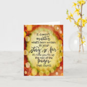 Uniek geïllustreerd Inspirerend "Uw artikel" Kaart (Gele Bloem)