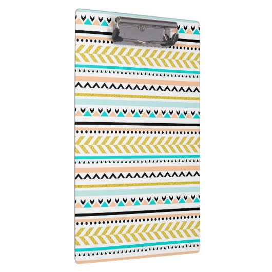 Uniek Geometrisch Aztec Geïnspireerd patroon Klembord (Rechts)