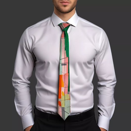 Uniek geometrisch stropdas