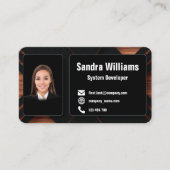 Uniek geometrisch visitekaartje 7 (Voorkant)