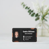 Uniek geometrisch visitekaartje 7 (Staand voorkant)