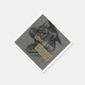 Uniek gepersonaliseerd Afstuderen Servet (Hoek)