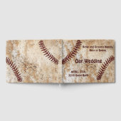 Uniek Gepersonaliseerd Honkbal Wedding Guest Book Gastenboek (Volledig)