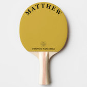 Uniek gepersonaliseerd Ping Pong Paddle cadeau Tafeltennisbatje (Voorkant)