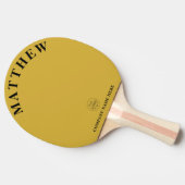 Uniek gepersonaliseerd Ping Pong Paddle cadeau Tafeltennisbatje (Zijkant)