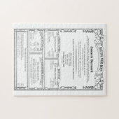 Uniek gepersonaliseerd voor de dag verjaardag gesc legpuzzel (Horizontaal)