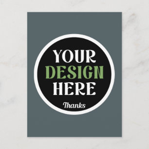 Uniek, gepolijst, trendy en elegant briefkaart