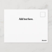 Uniek geschaafd Briefkaart (Achterkant)