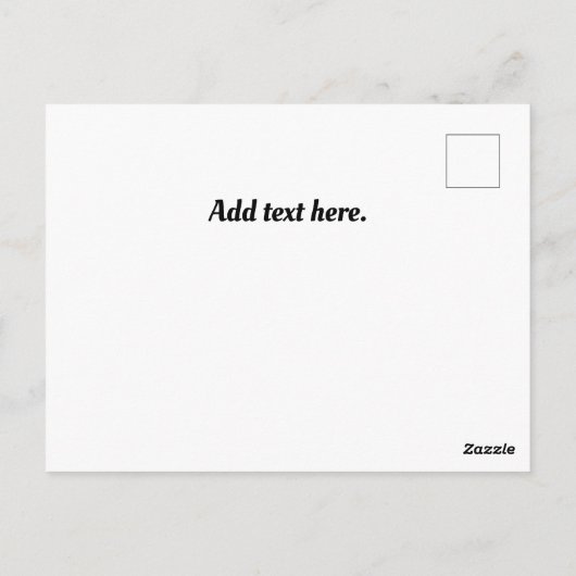 Uniek geschaafd Briefkaart (Achterkant)