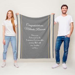 Uniek geschenk! Aangepaste pensioendeken Fleece Deken
