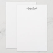 Uniek, geweldig professioneel ontwerp kalligrafie briefpapier (Voorkant / Achterkant)