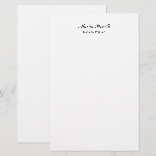 Uniek, geweldig professioneel ontwerp voor bedrijv briefpapier (Voorkant / Achterkant)