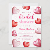 Uniek Girly Fun Schattige Pink Hearts Vrijgezellen Kaart (Voorkant)