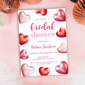 Uniek Girly Fun Schattige Pink Hearts Vrijgezellen Kaart