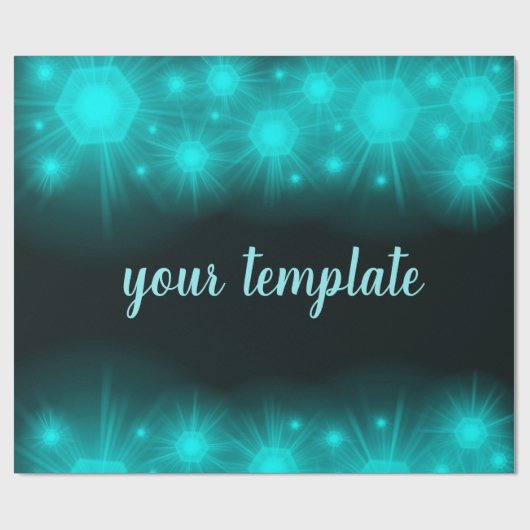 uniek, glanzend wrappend papier, kleurrijk, feeste cadeaupapier (Vlak)