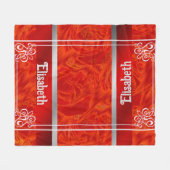 uniek, glanzend wrappend papier, kleurrijk, feeste fleece deken (Voorkant (Horizontaal))