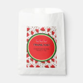 Uniek Glitter Modern Watermelon Baby shower Bedankzakje (Voorkant)