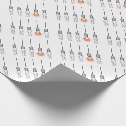 Uniek gloeiend led-licht cadeaupapier (Hoek)