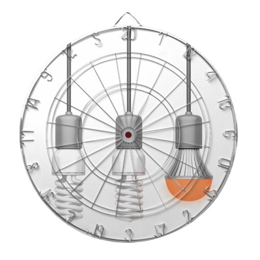 Uniek gloeiend led-licht dartbord (Voorkant)