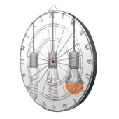 Uniek gloeiend led-licht dartbord (Voorkant Rechts)