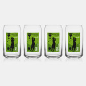 Uniek golfcadeau blikvorm glas (Achterkant)