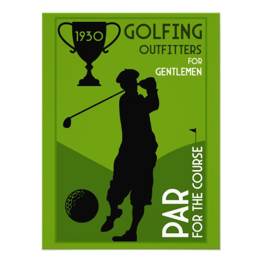 Uniek  golfcadeau foto afdruk (Voorkant)
