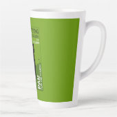 Uniek golfcadeau latte mok (Rechts)