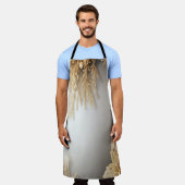 Uniek Goud Decoratief Vakantie Schort (Gedragen)