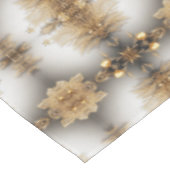 Uniek Goud Decoratief Vakantie Tafelkleed (Gekanteld)