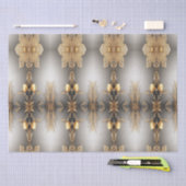 Uniek Goud Decoratief Vakantie Tissue Papier (Craft)