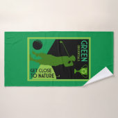 Uniek Grappig golfcadeau Badhanddoek (Badhanddoek)