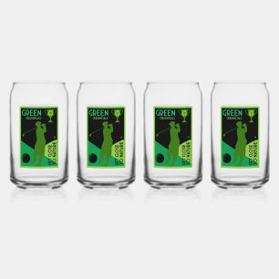 Uniek Grappig  golfcadeau Blikvorm Glas