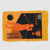 Uniek Grappig golfcadeau Golfhanddoek (Horizontaal)