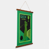 Uniek Grappig golfcadeau Hangend Wandkleed (Gebogen)
