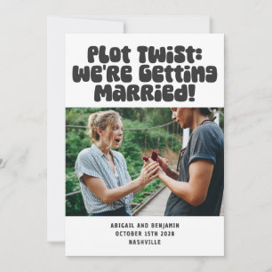 Uniek Grappig Trouwen Humor Quote Leuke foto Save The Date