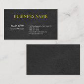 Uniek grijs elegant patroon klassiek professioneel visitekaartje (Voorkant / Achterkant)