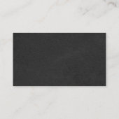 Uniek grijs elegant patroon klassiek professioneel visitekaartje (Achterkant)