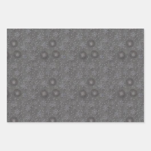 Uniek grijs matter brein neuraal design inpakpapier vel (Voorkant 2)