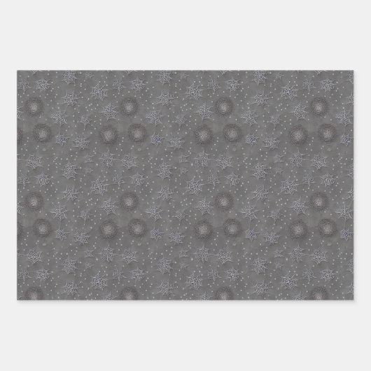 Uniek grijs matter brein neuraal design inpakpapier vel (Voorkant)