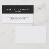 Uniek grijs wit professioneel visitekaartje (Voorkant / Achterkant)