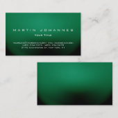 Uniek groen, gewoon professioneel visitekaartje (Voorkant / Achterkant)