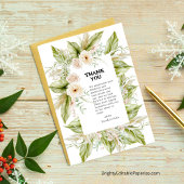 Uniek groen Helder Pampas Gras Tropisch Bedankkaart