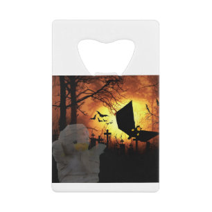 Uniek Halloween-ontwerp Creditkaart Flessenopener